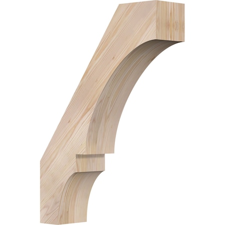 Ekena Millwork 5 1/2"W x 20"D x 28"H Balboa Smooth Knee Brace, Douglas Fir BRC06X20X28BOA00SDF